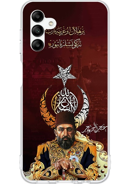 Samsung Galaxy A04S Uyumlu Abdülhamid Han Baskılı Silikon Kılıf