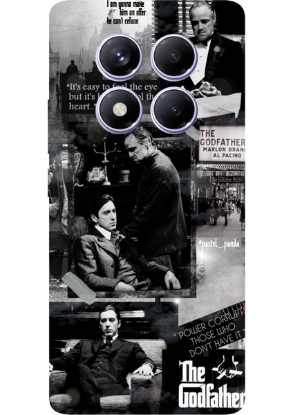 Redmi Note 14 Pro Plus 5g Uyumlu The Godfather Baba Film Tasarımlı Baskılı Silikon Kılıf