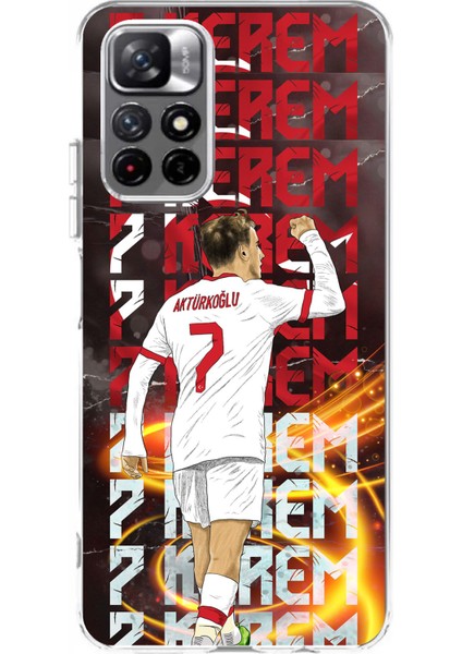 Redmi 10 Uyumlu Kerem Aktürkoğlu Sevinç Baskılı Silikon Kılıf