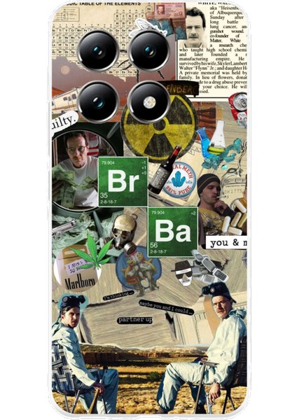 Xiaomi Mi 14T Pro Uyumlu Breaking Bad Kolaj Baskılı Silikon Kılıf