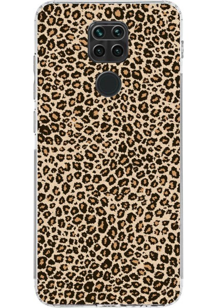 Redmi Note 9 Uyumlu Leopar Tasarımlı Baskılı Silikon Kılıf