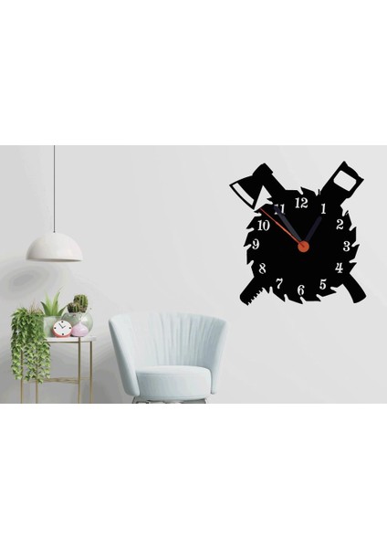 Duvar Saati-Ağaç Işleme-35 cm x 35 cm