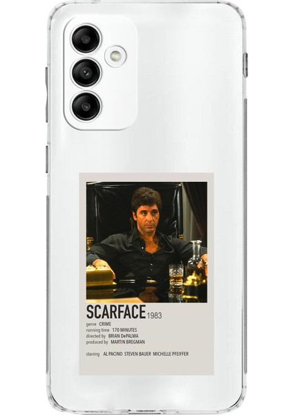 Samsung Galaxy A05S Uyumlu Scarface Mini Poster Tasarımlı Baskılı Silikon Kılıf
