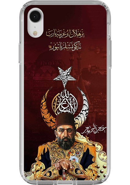 iPhone Xr Uyumlu Abdülhamid Han Baskılı Silikon Kılıf