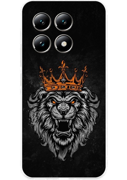 Xiaomi Mi 14T Pro Uyumlu Kurt Ruhu Baskılı Silikon Kılıf