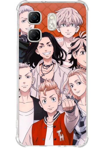 Infinix Hot 50I - Smart 9 Uyumlu Tokyo Revengers Karakterler Baskılı Silikon Kılıf