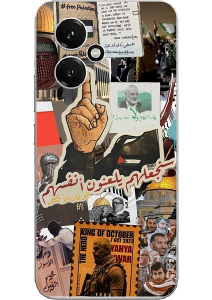 Honor 400 Uyumlu Filistin Özgürlük Baskılı Silikon Kılıf