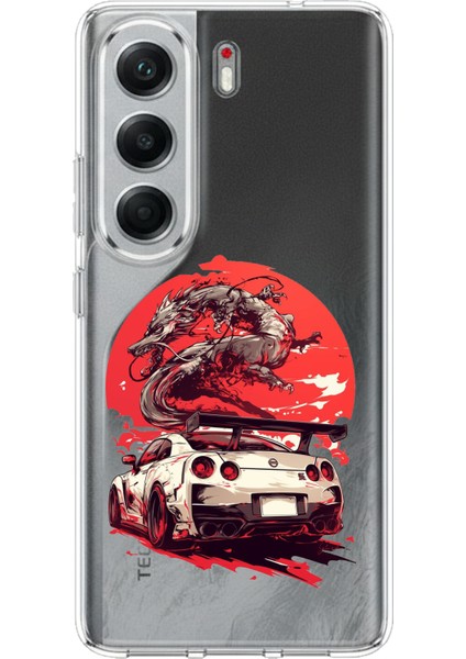 Tecno Camon 40 Pro Uyumlu Gtr Ejderha Tasarımlı Baskılı Silikon Kılıf