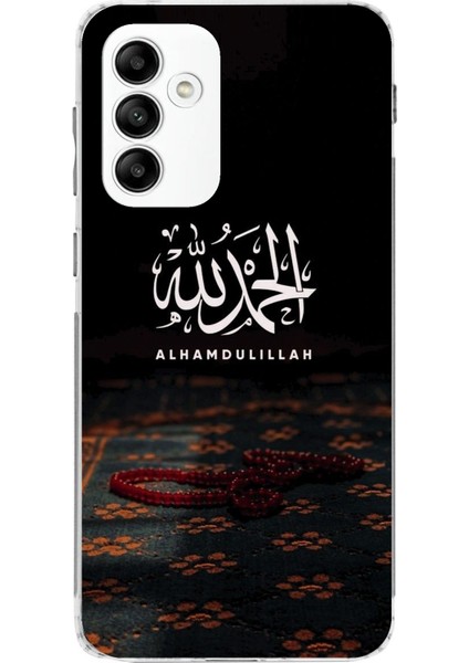 Samsung Galaxy A05S Uyumlu Elhamdülillah Tesbih Baskılı Silikon Kılıf
