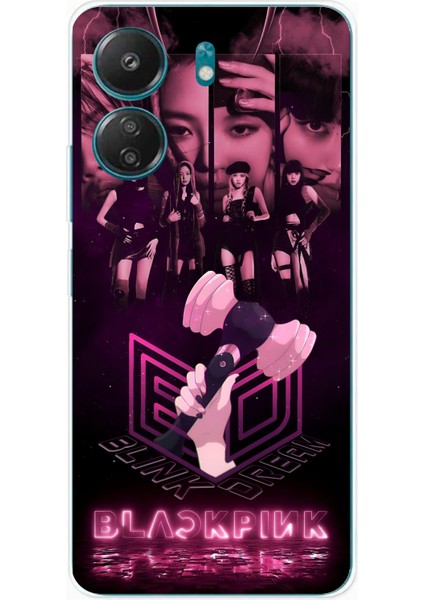 Redmi 13C - Poco C65 Uyumlu Blackpink Poster Baskılı Silikon Kılıf