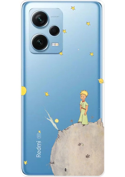 Redmi Note 12 Pro 5g Uyumlu Küçük Prens Tasarımlı Baskılı Silikon Kılıf