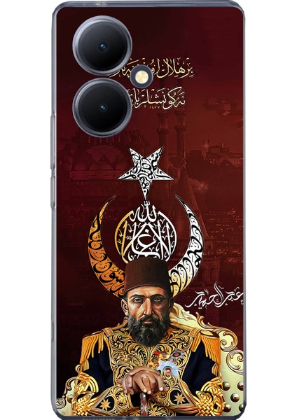 Vivo V29 Lite Uyumlu Abdülhamid Han Baskılı Silikon Kılıf