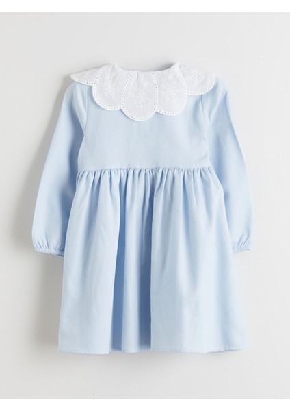 Yeni Sezon Bebe Yaka Kız Bebek Elbise modelleri