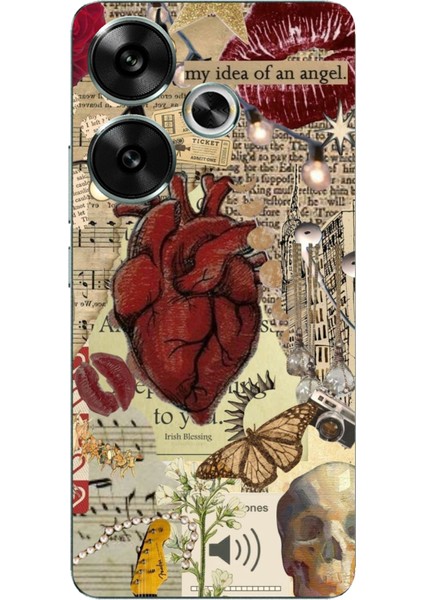 Poco F6 Uyumlu Vampire Diaries Vintage Baskılı Silikon Kılıf