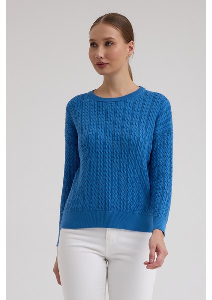 Kayık Yaka Selanik ve Saç Örgü Salaç Kazak modelleri