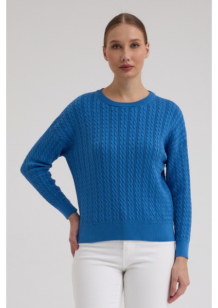 Kayık Yaka Selanik ve Saç Örgü Salaç Kazak fırsatları