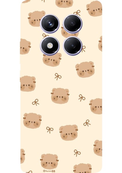 Redmi Note 14 Pro Plus 5g Uyumlu Sevimli Ayıcıklar Baskılı Silikon Kılıf