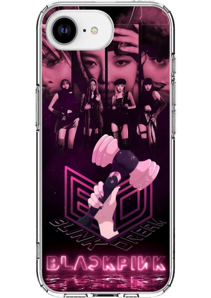 iPhone 16E Uyumlu Blackpink Poster Baskılı Silikon Kılıf