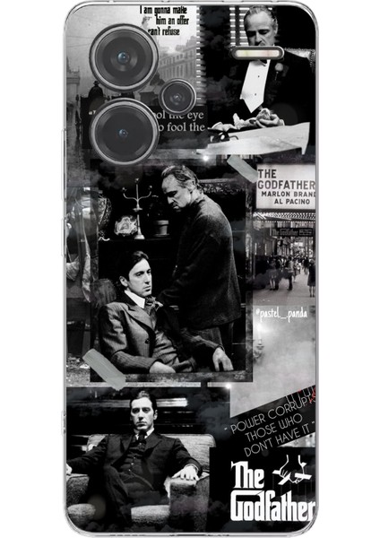 Redmi Note 13 Pro Plus 5g Uyumlu The Godfather Baba Film Tasarımlı Baskılı Silikon Kılıf