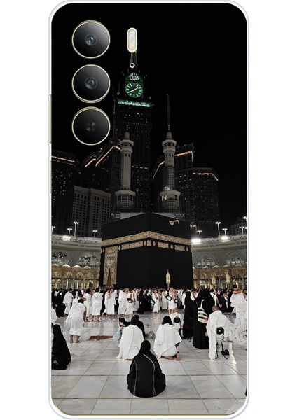 Realme C75 Uyumlu Kabe Umre Baskılı Silikon Kılıf