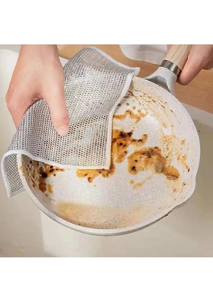 20X20 Inox (1ADET ) Tel Bez Zor Kir Bezi, Inox Telli Bulaşık Bezi, Mutfak Banyo Bezi modelleri