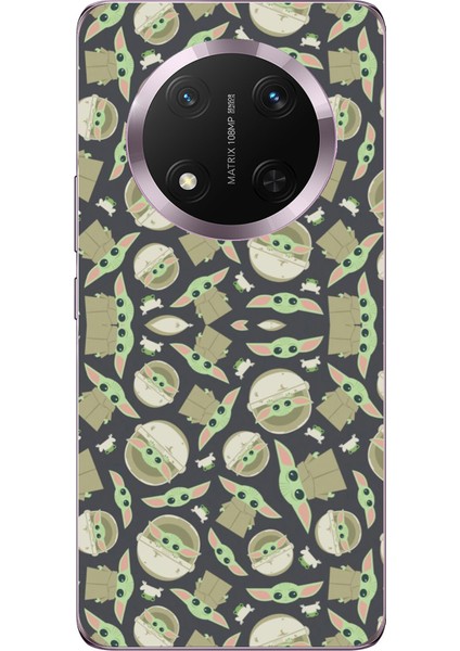 Honor Magic 7 Lite Uyumlu Minik Yodalar Duvar Kağıdı Baskılı Silikon Kılıf