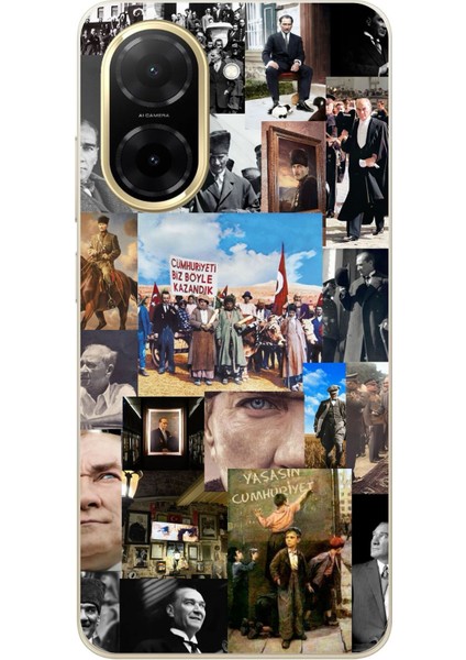 Redmi A5 Uyumlu Atatürk Cumhuriyet Baskılı Silikon Kılıf