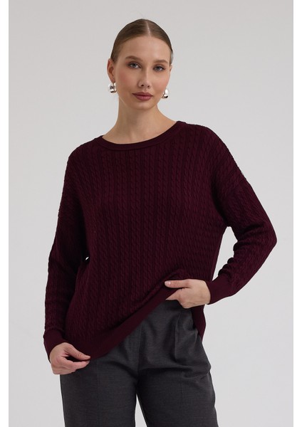 Kayık Yaka Selanik ve Saç Örgü Salaç Kazak modelleri