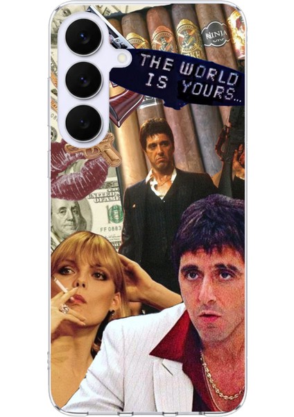 Samsung Galaxy S25 Fe Uyumlu The Worlds Is Yours Tasarımlı Baskılı Silikon Kılıf