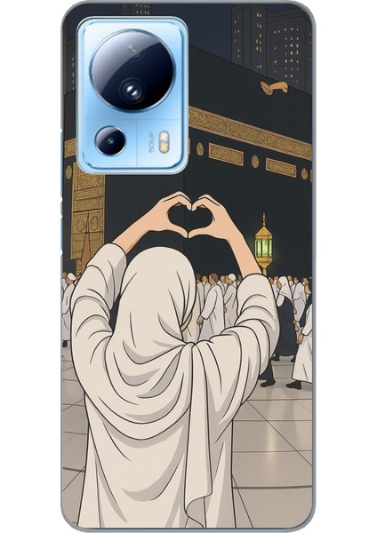 Xiaomi Mi 13 Lite Uyumlu Kabe Aşkı Baskılı Silikon Kılıf