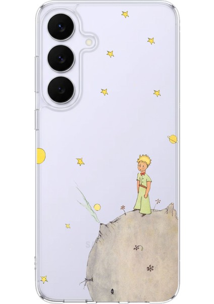 Samsung Galaxy S25 Fe Uyumlu Küçük Prens Tasarımlı Baskılı Silikon Kılıf