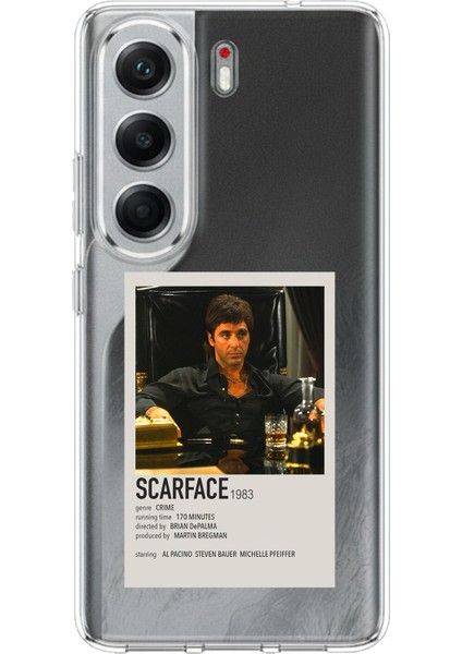 Tecno Camon 40 Pro Uyumlu Scarface Mini Poster Tasarımlı Baskılı Silikon Kılıf