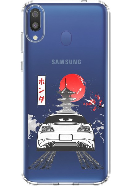 Samsung Galaxy M20 Uyumlu S2000 Tasarımlı Baskılı Silikon Kılıf