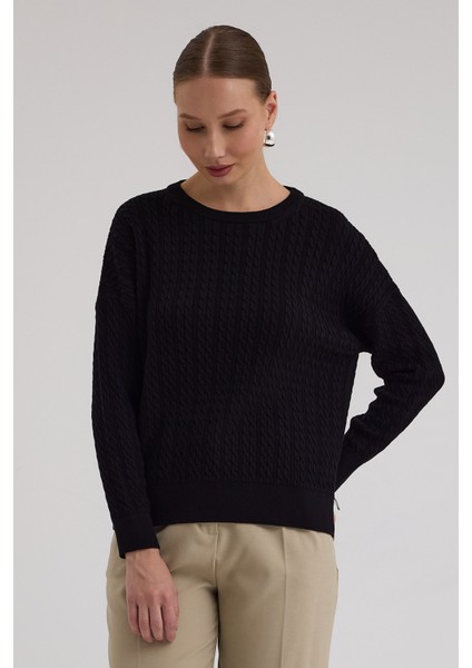 Kayık Yaka Selanik ve Saç Örgü Salaç Kazak fiyatları