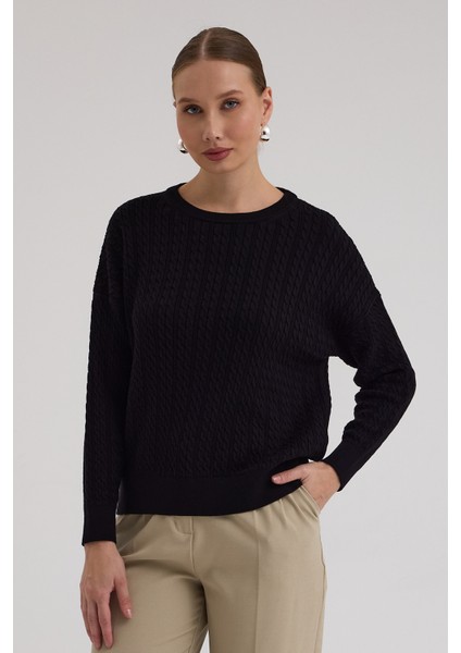 Kayık Yaka Selanik ve Saç Örgü Salaç Kazak indirimleri