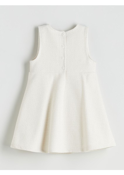 Yeni Sezon Bisiklet Yaka Fiyonk Detaylı Kız Çocuk Elbise fırsatları