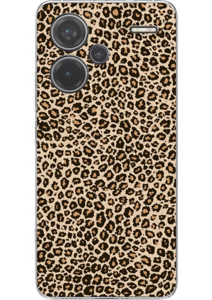Redmi Note 13 Pro Plus 5g Uyumlu Leopar Tasarımlı Baskılı Silikon Kılıf
