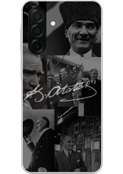 Samsung Galaxy A26 Uyumlu Kemal Atatürk Imza Baskılı Silikon Kılıf