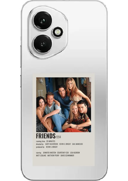 Honor 400 Uyumlu Friends Mini Poster Tasarımlı Baskılı Silikon Kılıf