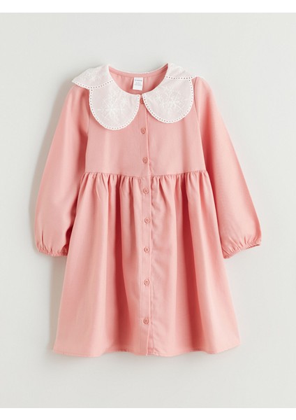 Yeni Sezon Bebe Yaka Kız Bebek Elbise modelleri