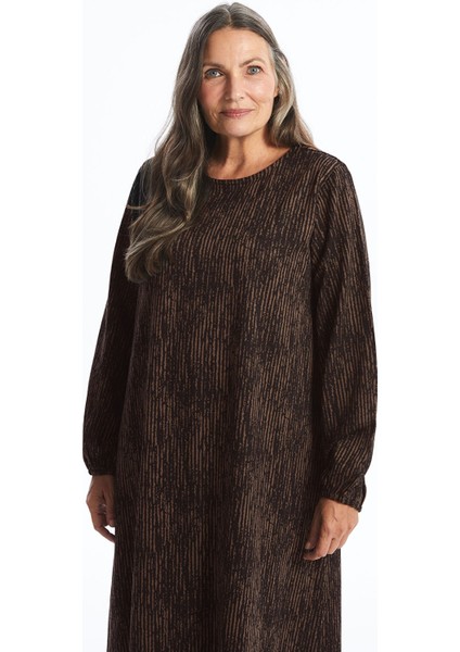 Yeni Sezon Bisiklet Yaka Desenli Elbise fiyatları