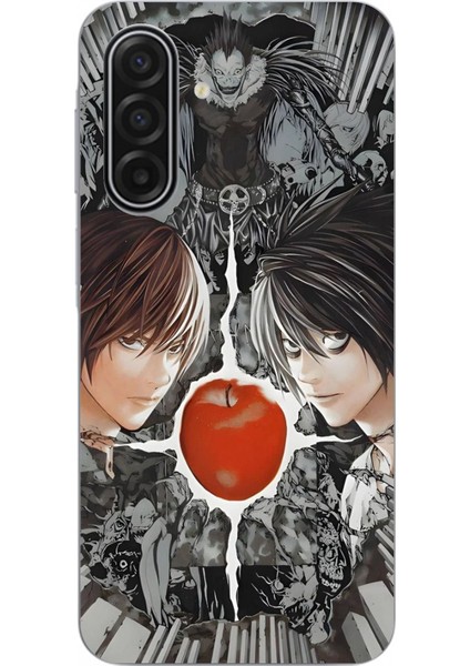 Samsung Galaxy A17 Uyumlu Death Note Kapak Tasarımlı Baskılı Silikon Kılıf