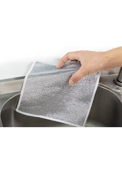 5 Adet Çok Fonksiyonlu Çizilmez Tel Bulaşık Bezi Bulaşık Tel Ovalama Bezi Çelik Tel Bulaşık Havlu indirimleri