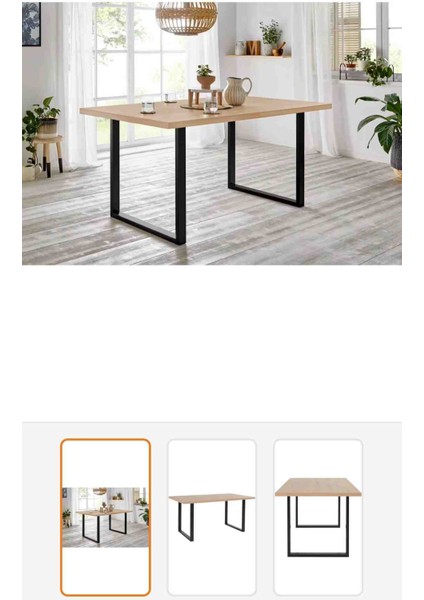 Yemek Masası 6 Kişilik 140X70