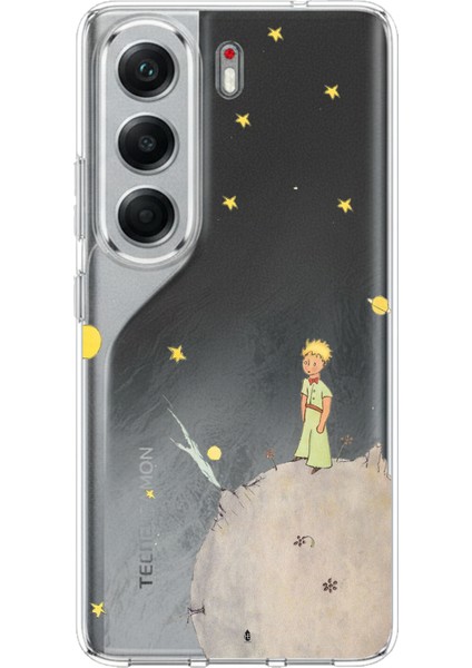 Tecno Camon 40 Uyumlu Küçük Prens Tasarımlı Baskılı Silikon Kılıf