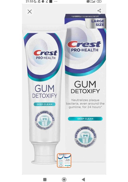 Pro Health Gum Detoxify