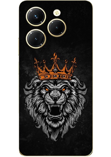 Tecno Spark 20 Pro Uyumlu Kurt Ruhu Baskılı Silikon Kılıf