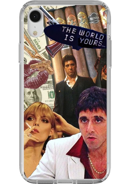 iPhone Xr Uyumlu The Worlds Is Yours Tasarımlı Baskılı Silikon Kılıf