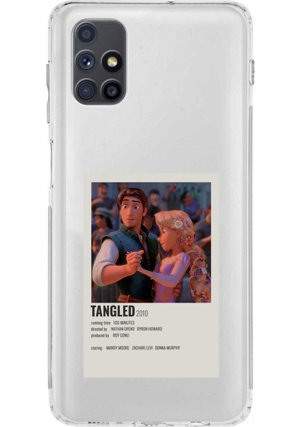Samsung Galaxy M51 Uyumlu Rapunzel Tangled Tasarımlı Baskılı Silikon Kılıf
