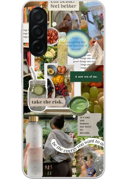 Samsung Galaxy A26 Uyumlu Sağlıklı Yaşam Diyet Motivasyon Baskılı Silikon Kılıf